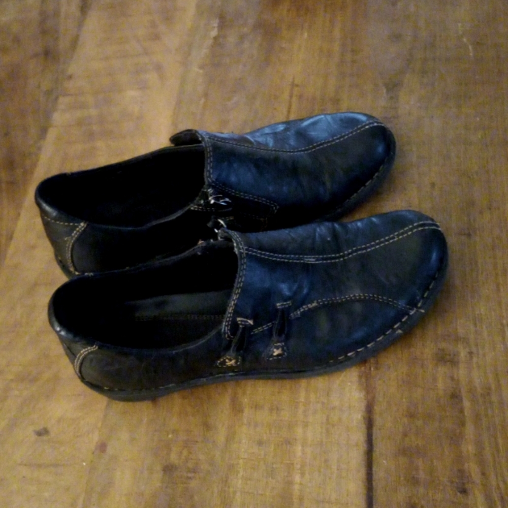 Clarks Bendables Black Shoe 8